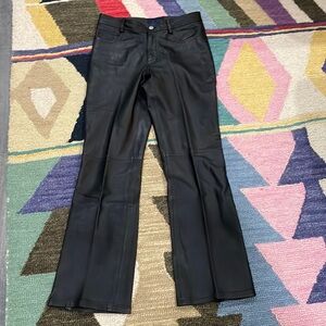 Black Leather Pants